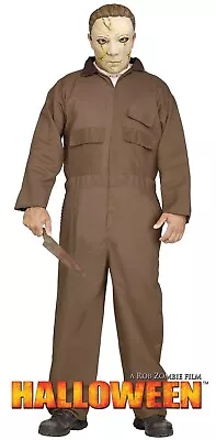 PLUS SIZE DELUXE Michael Myers Boiler Suit + Mask Men's Halloween Costume • $25.18