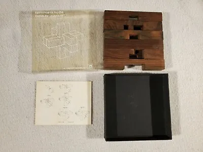 Tommerknude Timber Centre Vintage Danish Wood Puzzle Randers Mobelfabrik • $195