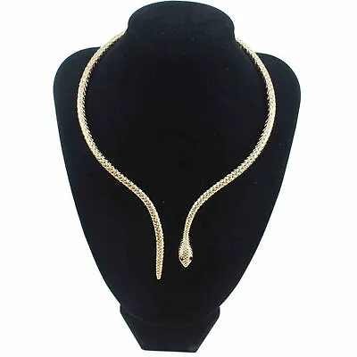 £6.38 • Buy Women's Fashion Jewelry Gold Snake Choker Collar Necklace Tribal 62