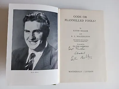 $85 • Buy Keith Miller Signed Cricket Book