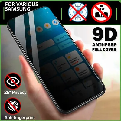 Privacy Tempered Glass Screen Protector For Samsung A14 A22 A23 A33 A52s A53 5G • £2.49