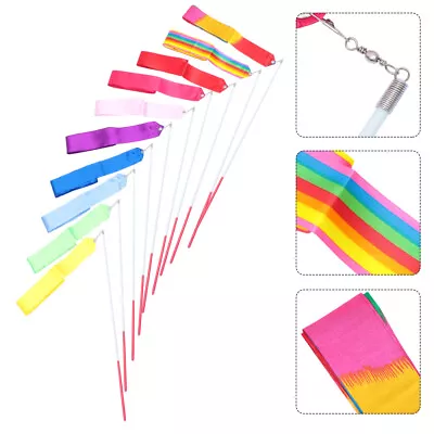 Kids Dancing Streamers Twirling Dance Ribbons Streamers Performance Ribbons • $17.09
