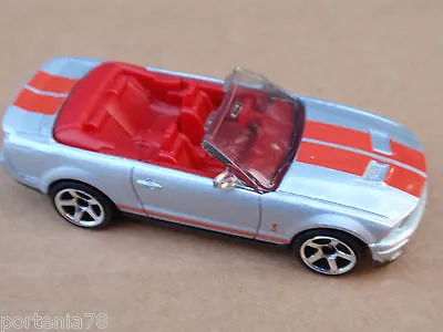 2013 Matchbox FORD SHELBY GT500 CONVERTIBLE 55/120 Adventure City LOOSE Silver • $2.25