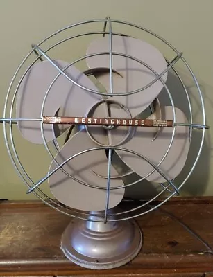 Vintage Westinghouse 4-Blade Table Oscillating Fan Good Condition  WORKS  • $50