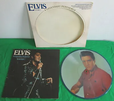 Elvis Presley Legendary Performer Volume 3 Picture Disc Vinyl LP Record Album • $20