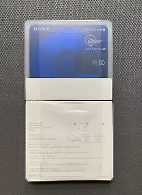 Sony MD Mini Disc 80 Minute Blank Disc Blue  - 2 Discs • £10