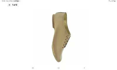 Starlite Tan Split Sole Jazz Shoes Dance Adult Unisex UK 8 • £5.99