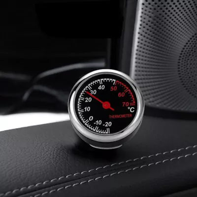 Mini Car Digital Clock Watch Thermometer Gauge Meter Decoration Clocks Accessory • $8.78