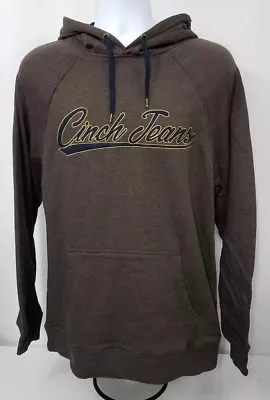 Cinch Jeans Pullover Hoodie Hooded Sweatshirt.  Mens Size MEDIUM • $50