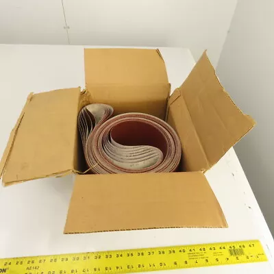 Uneeda M-174256 6  X 132  JA165 Cloth #80 Grit T14 Sanding Belts Lot Of 7 • $119.99