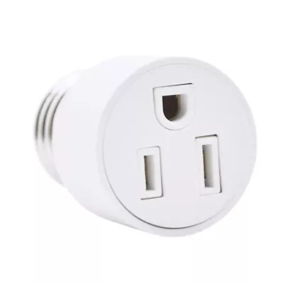 Light Socket To Plug Adapter Outlet Plug Converter E26 Bulb Socket-Adapter • £6.74