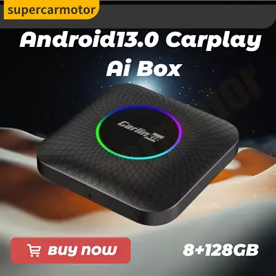 8+128G-Android13.0 Multimedia Player Wireless Apple Carplay Ai Box Android Auto • $165.99