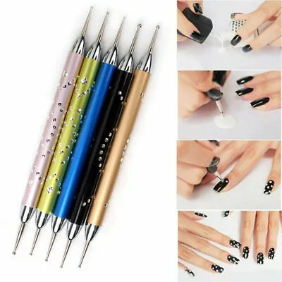 Beauty Nail Dotting 5pcs Pencils Nail Spot Dots Pen Drawing Manicure Tool  • $6.95