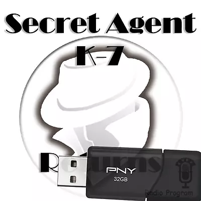 Secret Agent K-7 Returns (67 Episodes) Old Time Radio On 32GB USB • $14.95