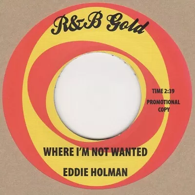 Eddie Holman  Where I'm Not Wanted R&B Gold DEMO Soul Northern Motown • £10