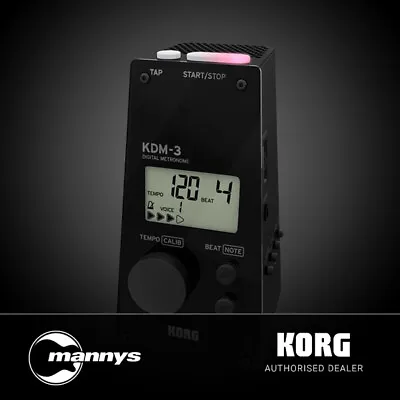 Korg KDM-3 Digital Metronome (Black) • $99