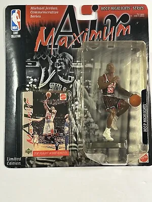 1998 Mattel Upper Deck 3-1/2   Michael Jordan Maximum Air ROY NEW ON CARD!  SL1 • $19.99