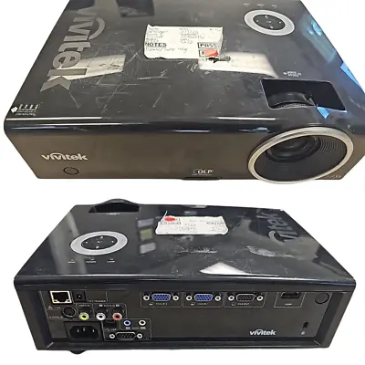 Vivitek D837 DLP Projector XGA Conference Room Black For Replacement READ • $49.60