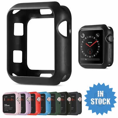 $13.95 • Buy For Apple Watch IWatch Series SE 6 5 4 3 2 Matte Bumper Case Slim 38 40 42 44mm 