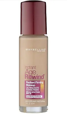 Maybelline New York Instant Age Rewind Radiant Creamy Natural 200 1 Fluid Ounce • $29.99