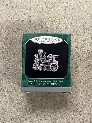 Hallmark Ornament Miniature Noel R.R. Locomotive Anniversary Edition 1998 • $8.89