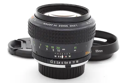 Minolta 58mm F1.2 MC Rokkor-X Lens With Hood (Recent CLA 6/25/2023) #40886 • $499