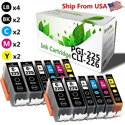 12 Combo Pack Ink Cartridge For Canon PGI-225 CLI-226 PIXMA MG5220 226BCMY 225BK • $9.53