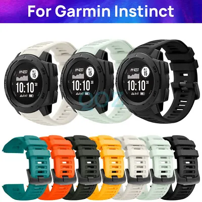 Replacement Watch Strap Band For Garmin Instinct 22mm Watch Silicone Wristband • $8.47