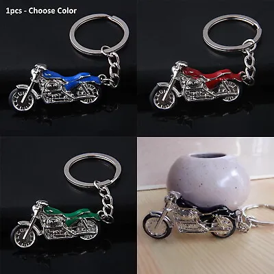 3D Simulation Model Motorcycle Keychain Key Chain Ring Keyring - Choose Color • $6.99