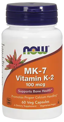$12.40 • Buy NOW Foods Vitamin K-2/MK-7 100mcg 60 Caps Bone Health FREE SHIP! 6/2024EXP