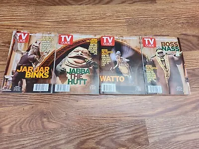 1999 TV GUIDE Magazine STAR WARS Set Of 4 Variant Covers  Jabba The Hut • $20