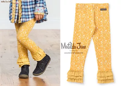 NEW Matilda Jane Stomping Grounds Leggings Size 8/14 • $10