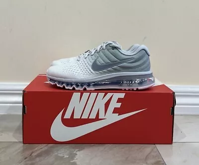 Nike Air Max 2017 In Pure Platinum/Wolf Grey White Womens Size US 7 Shoes NEW ✅ • $160