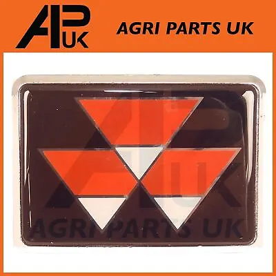 Front Grill Badge Emblem For Massey Ferguson 360 362 365 375 390 396 398 Tractor • £11.39