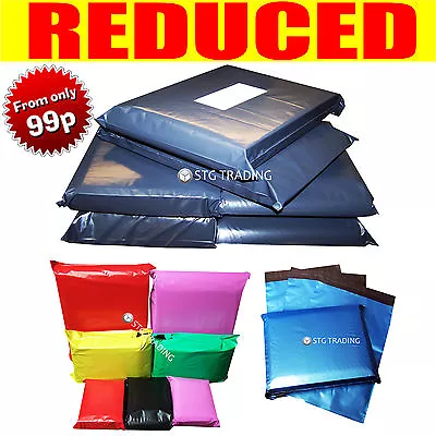 £4.20 • Buy Strong Grey Coloured Plastic Mailing Post Poly Postage Bags Self Seal PROMAX