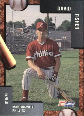 1992 Martinsville Phillies Fleer/ProCards #3064 David Fisher • $1.99