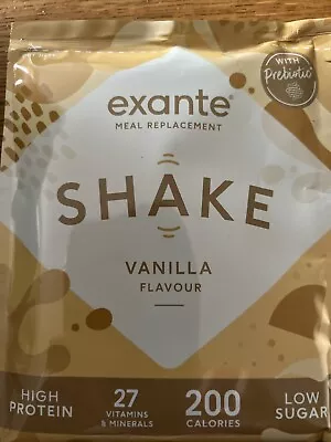 £23.99 • Buy 20 Exante Meal Replacement Low Sugar Vanilla Shakes NEW