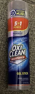 OxiClean MaxForce Gel Stick 5 In 1 Power Laundry Stain Remover 6.2 Fl Oz • $11.99