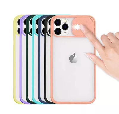 £4.99 • Buy Hybrid Slide Camera Phone Case For IPhone 14 Pro 12 11 13Pro Max XR 14Pro 8 7 SE