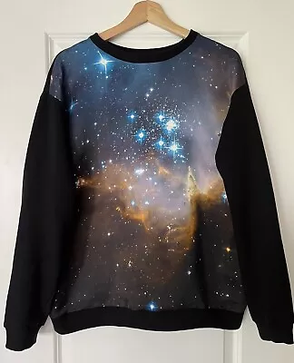 Christopher Kane Galaxy Print Sweatshirt Jumper Size L (Fits UK 12) RRP £690.00 • £120