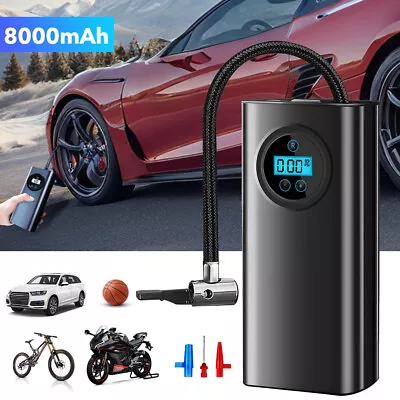 Digital Car Tyre Inflator Pump 12V Mini Portable Auto Air Compressor Pump Bike • $39.99