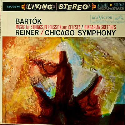 Rca Living Stereo Lsc-2374 Bartok Music For Spc *reiner *tas List* 7s/6s B1/a1 E • £59.99