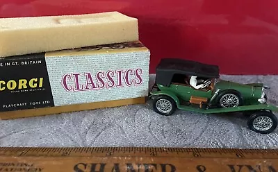 Corgi Classics Model 9001  1927 Bentley Green #3 Orig. Model Orig Box! • $43.21