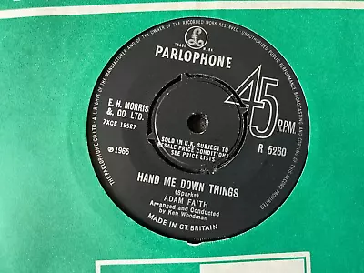 Adam Faith - Hand Me Down Things - Parlophone  R 5260 - 1965 - VG++ • £5