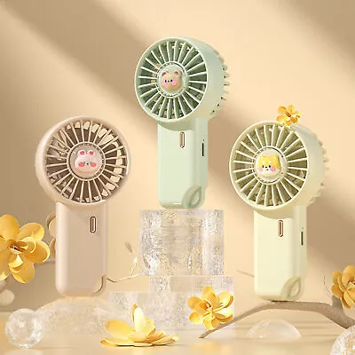 Portable Rechargeable Fan Mini Handy Fan Pocket Size Air Cooler USB W/ Battery • $12.95