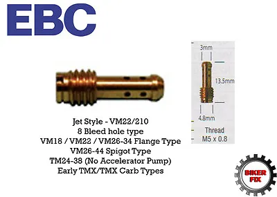 EBC Mikuni Carburetor Pilot Jets - VM22/210 - Slow Running Jets • £4.35