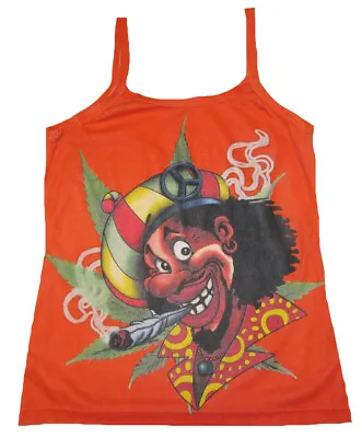 ST49 Jamaica Comic Peace Rasta Men Festival Party Strap Tank Top Shirt S M • £8.05