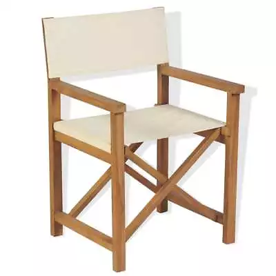 Directors Chair Folding Wooden Frame Balcony Garden Portable Makeup Artist Seat • $188.95