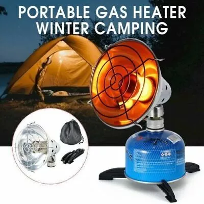 Portable Gas Fan Heater Stove Piezo Ignition Winter Camping Space Fast Warmer • $31.67