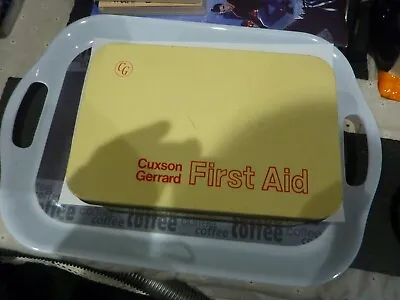 Vintage Metal First Aid Kit Box / Cuxson Gerrard With 3 ITEMS INSIDE DATE 97 • £14.99